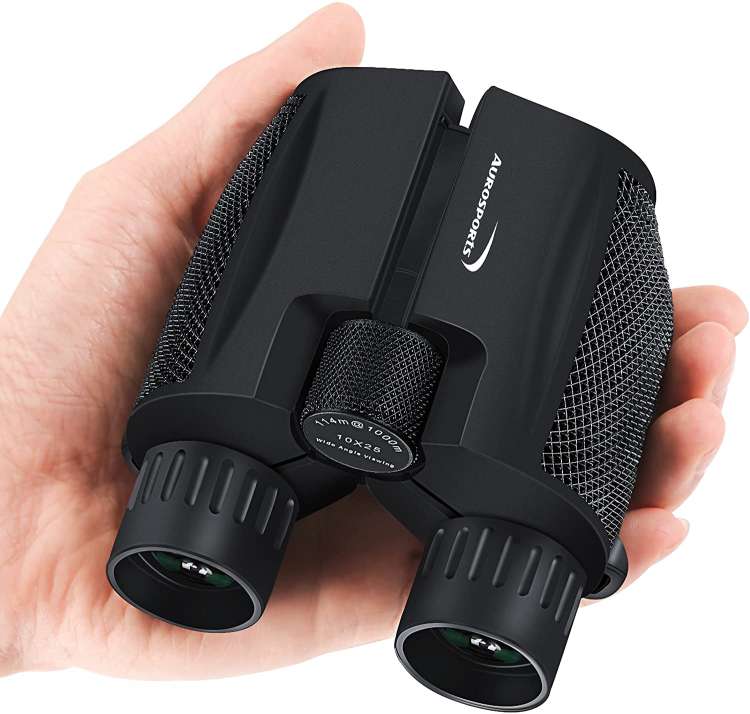 Aurosports 10x25 Folding Compact Binoculars 