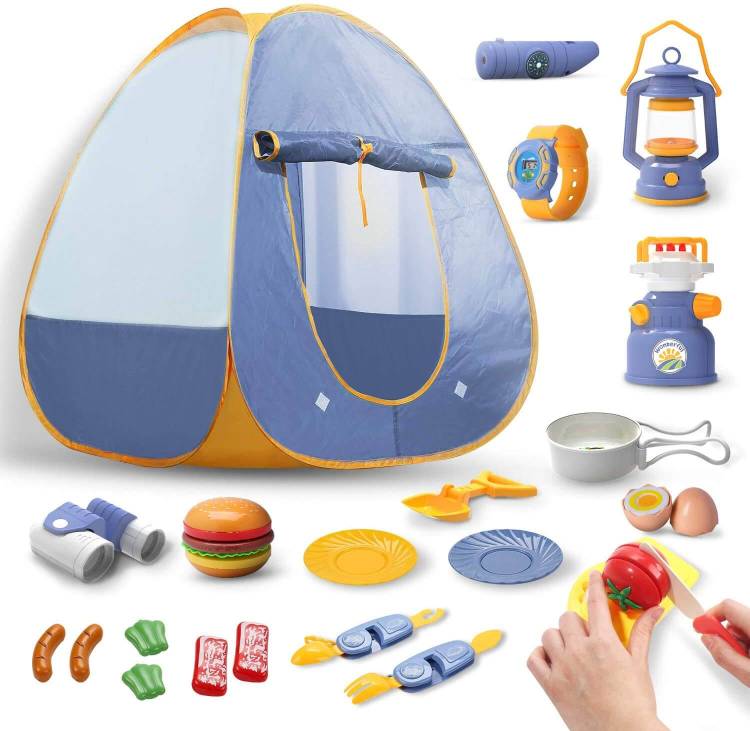 DEERC Kids Camping Tent Set Toys