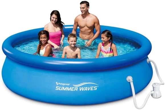 Summer Waves 10ft x 30in Inflatable Above Ground Pool
