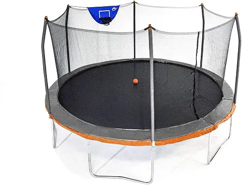 Skywalker 15 Ft Round Trampoline With Enclosure & Basketball Hoop