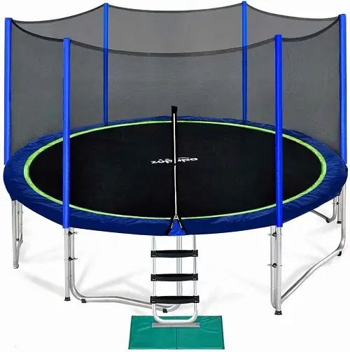 Zupapa 15 Feet Round Trampoline For Family