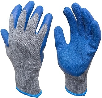 G & F Products - 3100L-DZ-Parent Rubber Latex Double Coated Work Gloves.