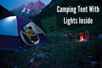 Camping Tent With Lights Inside